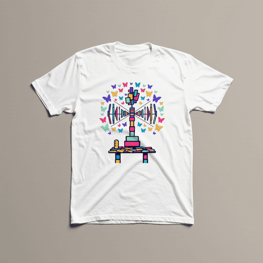 Antena Pirata en camiseta